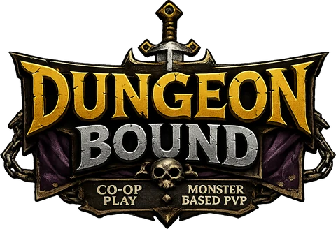 Dungeon Bound co-op dungeon game logo
