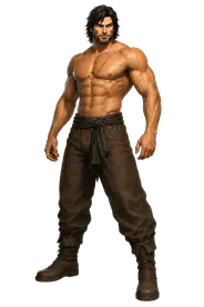 Dungeon Bound warrior class character