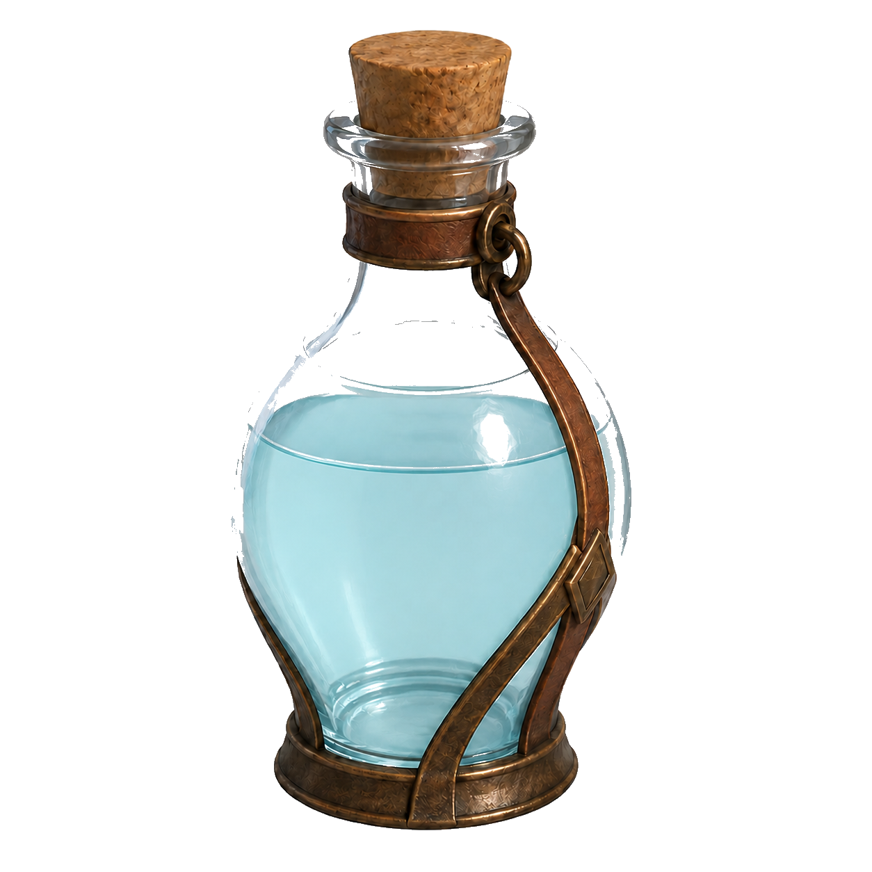 Blue potion render